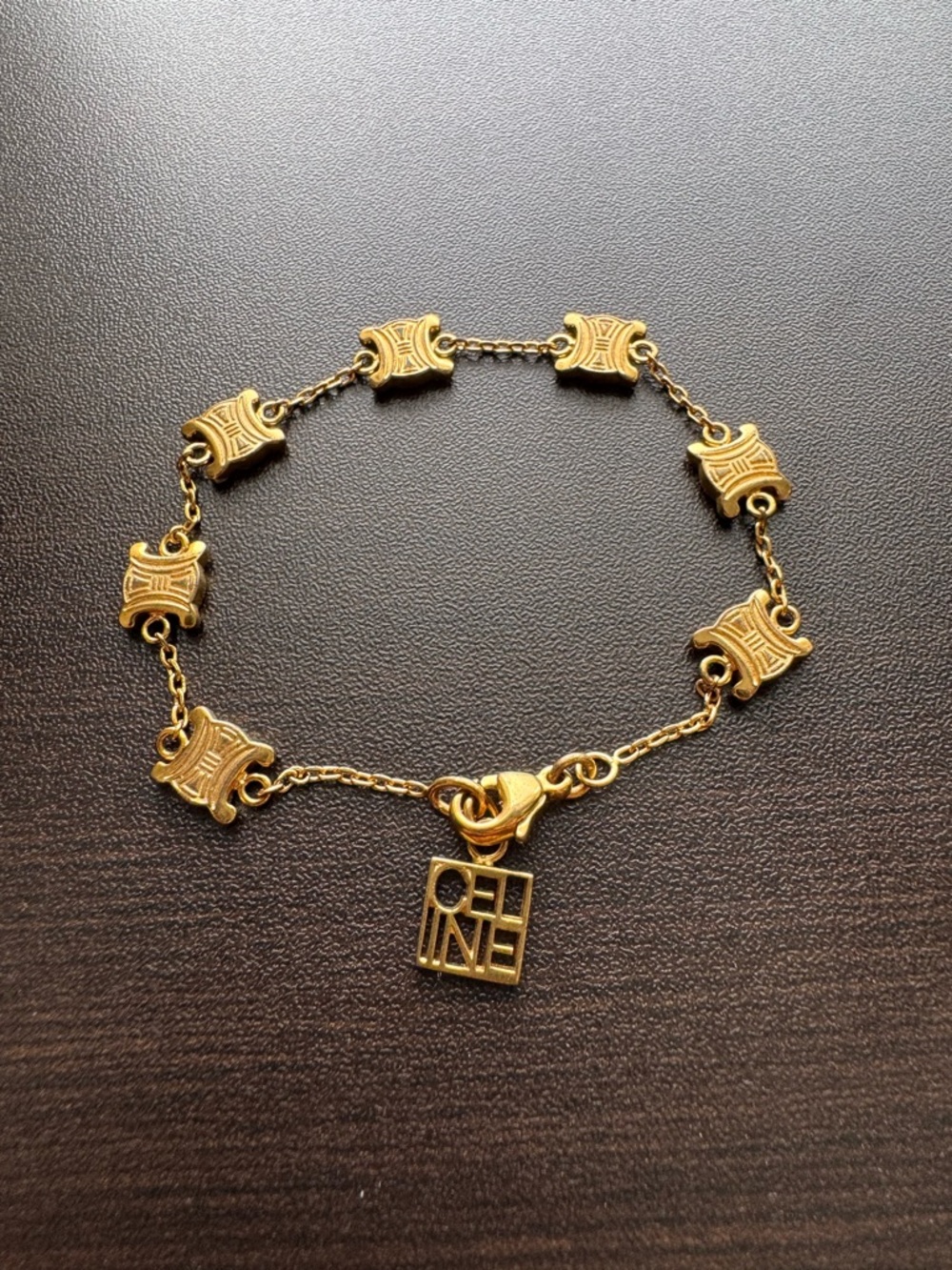 Celine Vintage Triomphe Bracelet